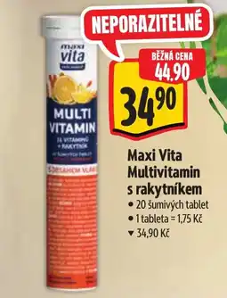 Albert Maxi Vita Multivitamin s rakytníkem nabídka
