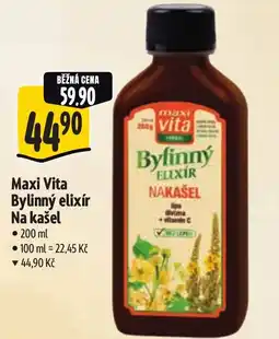 Albert Maxi Vita Bylinný elixír Na kašel nabídka