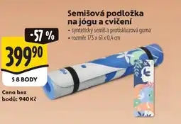 Albert Semišová podložka na jógu a cvičení nabídka