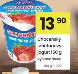 Kubík potraviny Choceňský smetanový jogurt nabídka