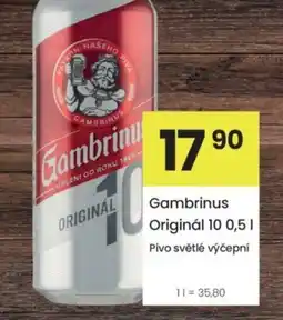 Kubík potraviny Gambrinus Originál 10 nabídka
