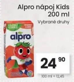 Kubík potraviny Alpro nápoj Kids nabídka
