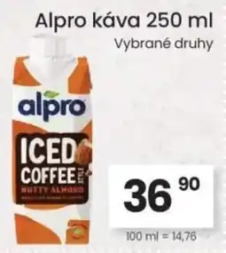Kubík potraviny Alpro káva nabídka