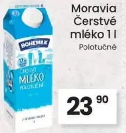 Kubík potraviny Moravia Čerstvé mléko nabídka