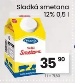 Kubík potraviny Sladká smetana 12% nabídka