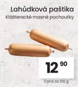 Kubík potraviny Lahůdková paštika nabídka