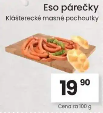 Kubík potraviny Eso párečky nabídka