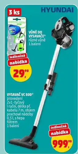 Penny Market VYSAVAČ VC 800, 1 balení nabídka