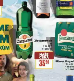Billa Pivo zlatopramen 11 nabídka