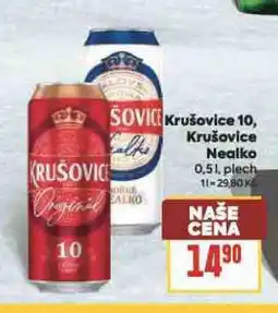 Billa Krušovice hořké nealko nabídka