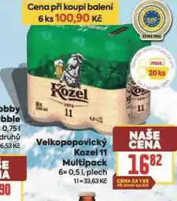 Billa Pivo velkopopovický kozel 11 nabídka