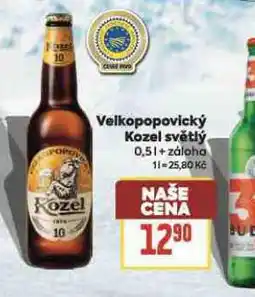 Billa Pivo velkopopovický kozel 10 nabídka