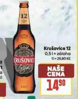 Billa Pivo krušovice 12 královský ležák nabídka