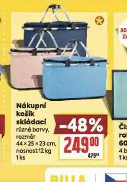 Billa Nákupní košík skládací nabídka