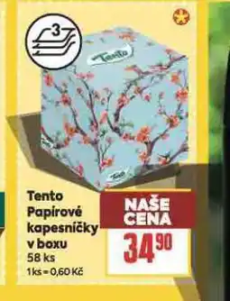 Billa Tento papírové kapesníčky nabídka