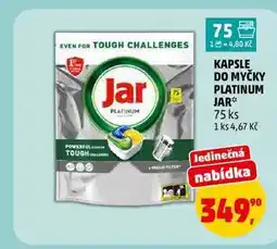 Penny Market KAPSLE DO MYČKY PLATINUM JAR, 75 ks nabídka
