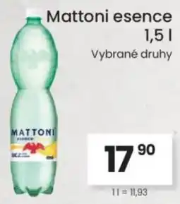 Kubík potraviny Mattoni esence nabídka