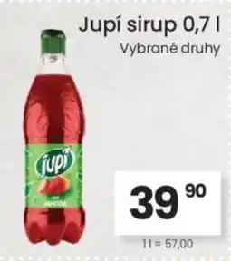 Kubík potraviny Jupí sirup nabídka