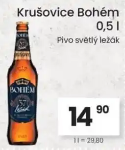 Kubík potraviny Krušovice Bohém nabídka