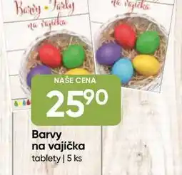 Hruška Barvy na vajíčka tablety | 5 ks nabídka