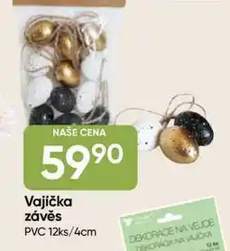 Hruška Vajíčka závěs PVC 12ks/4cm nabídka