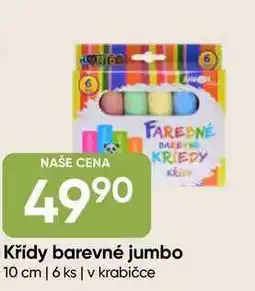 Hruška Křídy barevné jumbo 10 cm, 6 ks v krabičce nabídka