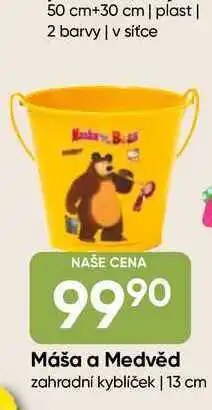 Hruška Máša a Medvěd zahradní kyblíček 13 cm nabídka