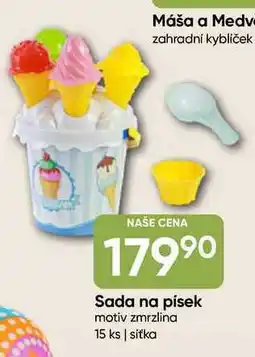 Hruška Sada na písek motiv zmrzlina 15 ks nabídka