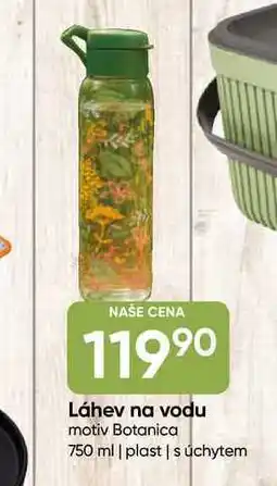 Hruška Láhev na vodu motiv Botanica nabídka
