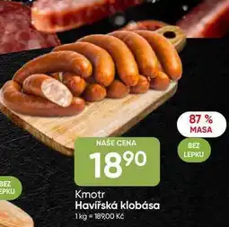 Hruška Havířská klobása nabídka