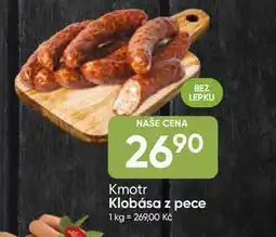 Hruška Klobása z pece nabídka