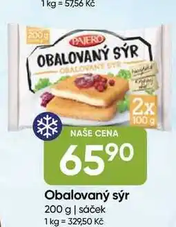 Hruška PAJERO Obalovaný sýr nabídka