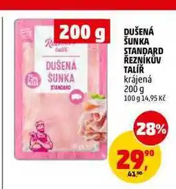 Penny Market DUŠENÁ ŠUNKA STANDARD ŘEZNÍKŮV TALÍŘ nabídka