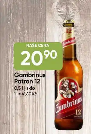 Hruška Gambrinus Patron 12 nabídka