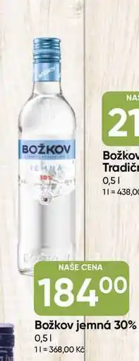 Hruška Božkov jemná vodka 30% nabídka