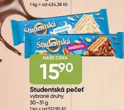 Hruška Studentská pečeť vybrané druhy nabídka