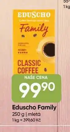 Hruška Eduscho Family 250 g mletá káva nabídka