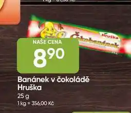 Hruška Hruška Banánek v čokoládě nabídka