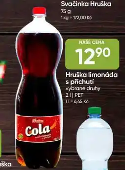 Hruška Hruška limonáda s příchutí vybrané druhy nabídka