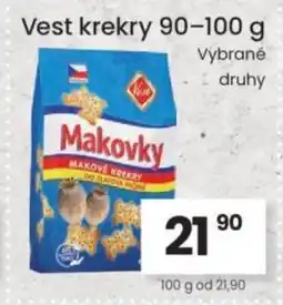 Kubík potraviny Vest krekry nabídka