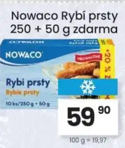 Kubík potraviny NOWACO Rybí prsty 250+50 g zdarma nabídka