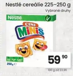 Kubík potraviny Nestlé cereálie nabídka