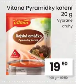 Kubík potraviny Vitana Pyramidky koření nabídka