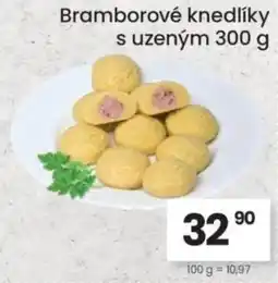 Kubík potraviny Bramborové knedlíky s uzeným nabídka