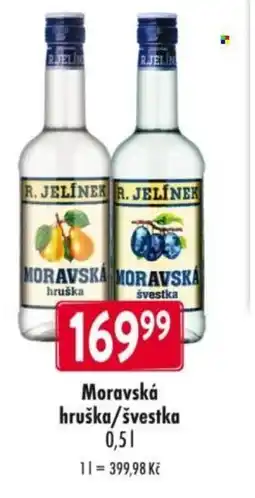 Qanto Moravská hruška/švestka nabídka
