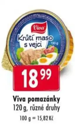 Qanto Viva pomazánky nabídka