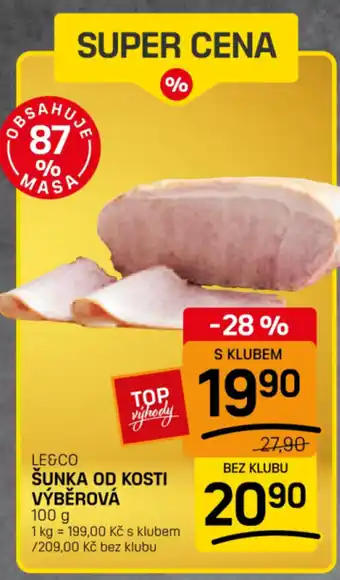 Flop LE&CO Šunka od kosti výběrová nabídka