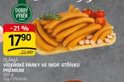 Flop Sláma Vídeňské párky ve skop. střívku premium nabídka