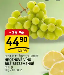 Flop Hroznové víno bílé bezsemenné nabídka