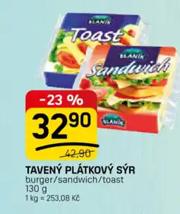 Flop Tavený plátkový sýr nabídka